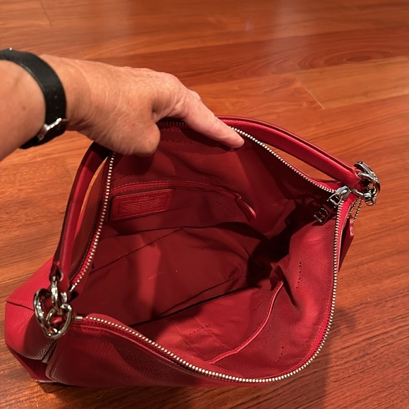 Coach Red Handbag - Picture 4 of 7